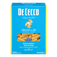 Pasta Zita Cut – 16 oz (454 gr)