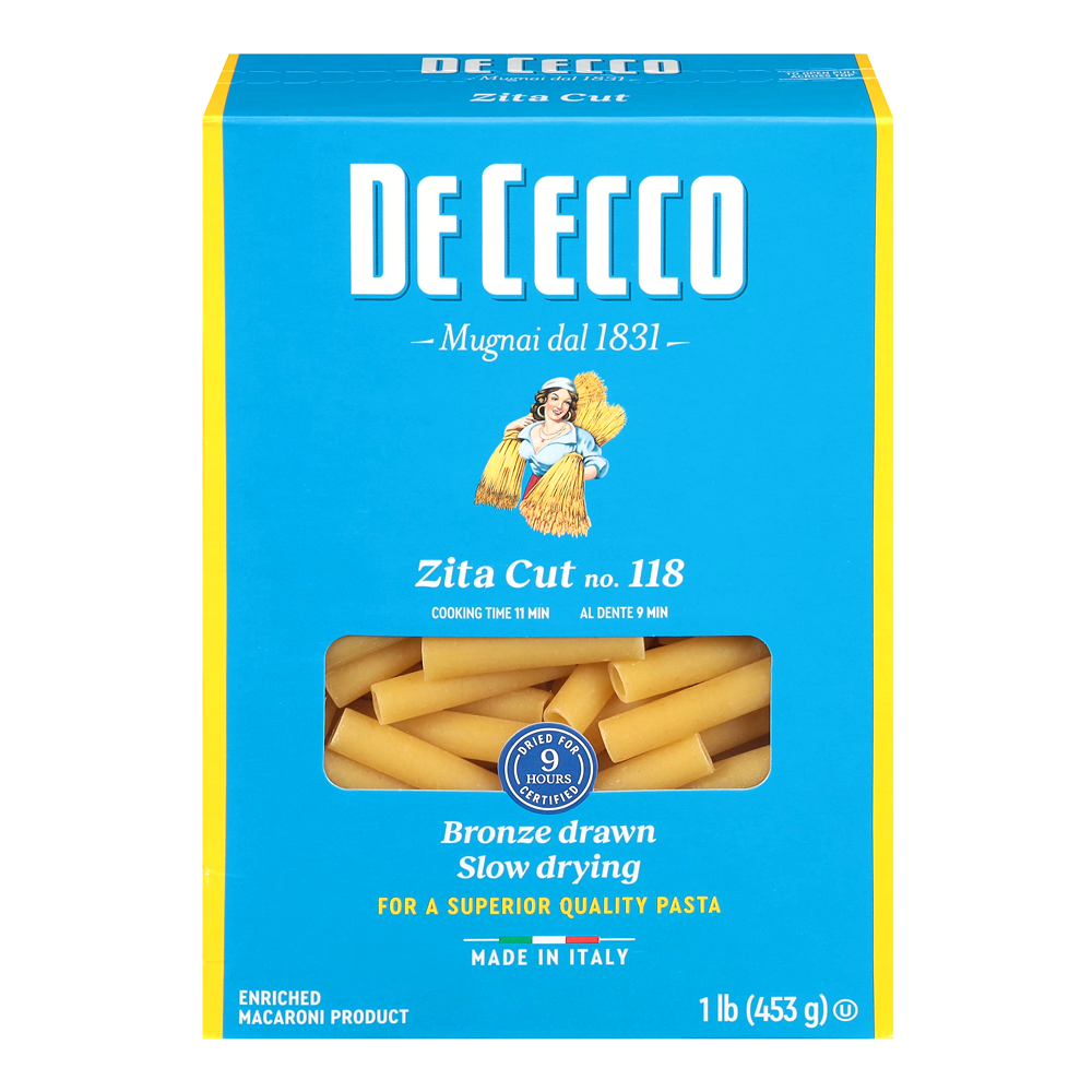 Pasta Zita Cut – 16 oz (454 gr)