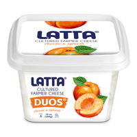 Фермерский сыр Латта Пробиотик Абрикос – 10,02 унции (284 г)