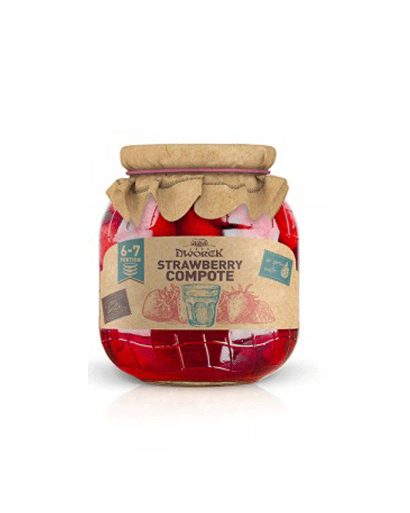 Dworek - Compote Strawberry 720gr