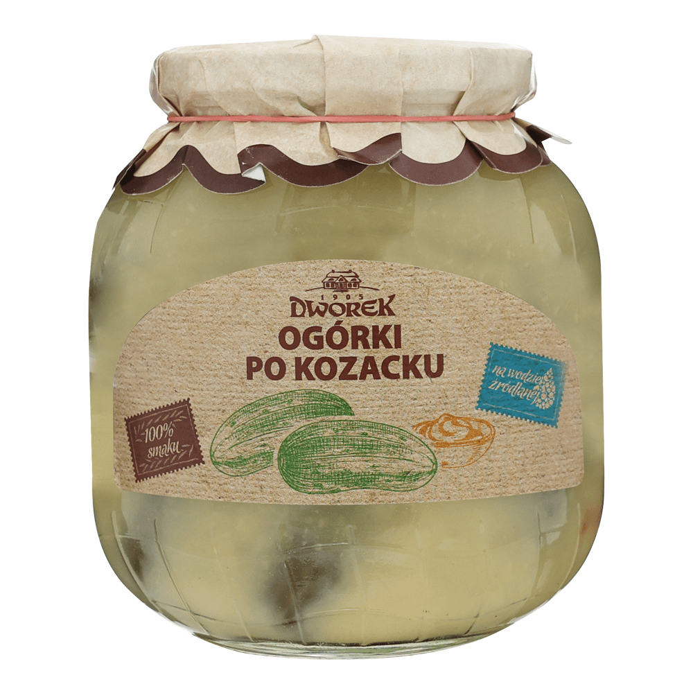 Маринованные огурцы «Козацку» с горчицей – 720 г