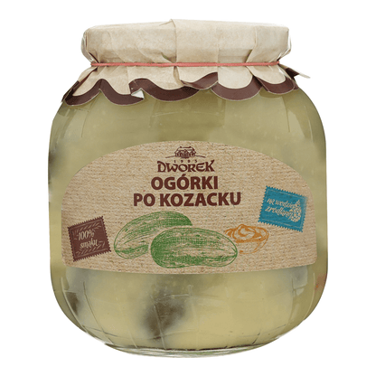 Маринованные огурцы «Козацку» с горчицей – 720 г