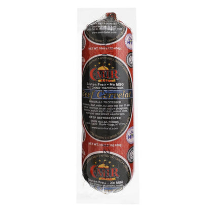 Halal Cervelat Beef –  Pre-Packed –  1 lb (454 gr)