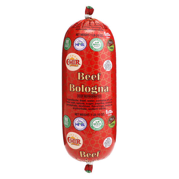 deli bologna log fish net Halal Bologna Beef – Pre-Pack – 16 oz (454 gr) – Gostockup