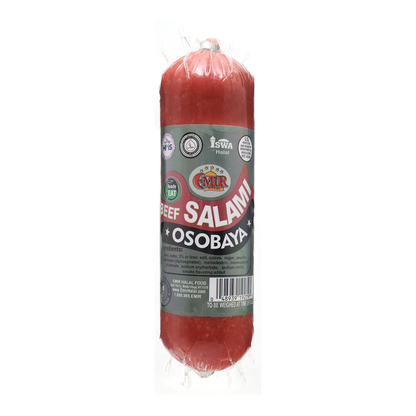 Halal Beef Salami Osobaya –  Pre Pack –   Sold by Weight