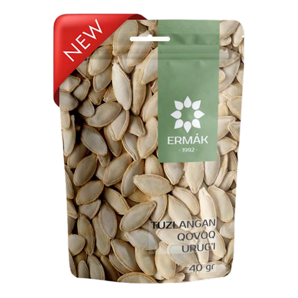Жареные тыквенные соленые семечки – упаковка – 40 г (1,41 унции)