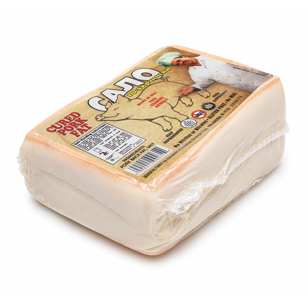 Salo Cured Po-Ukrainski – Pre-Packed – Sold by weight