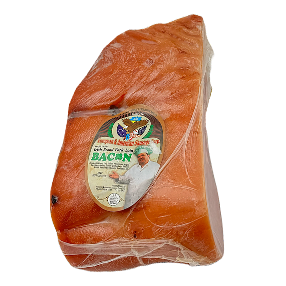 Евро Ам Бекон ирландский копченый – предварительно упакованный – примерно