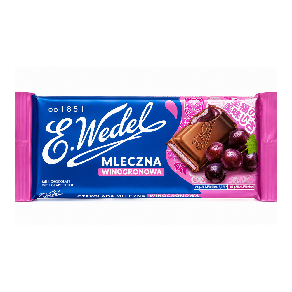 Chocolate Milk with Grape – 3.53 oz (100 gr)