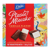 Candy Ptasie Mleczko Vanilla, Extra Dark Chocolate – 11.99 oz (340 gr)