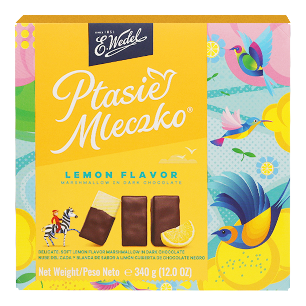 E.Wedel Candy Ptasie Mleczko Lemon – 11.99 oz (340 gr)
