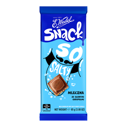 Chocolate Milk with Salty Crispy Cereal – Bar – 3 oz (85 gr)