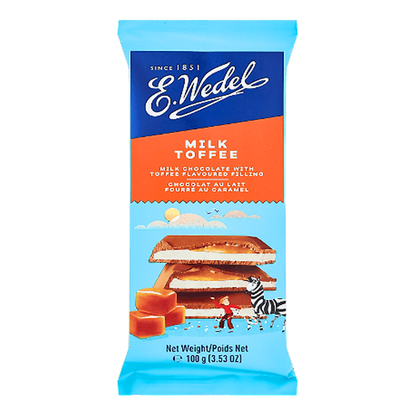 Chocolate Milk with Toffee – Bar – 3.53 oz (100 gr)