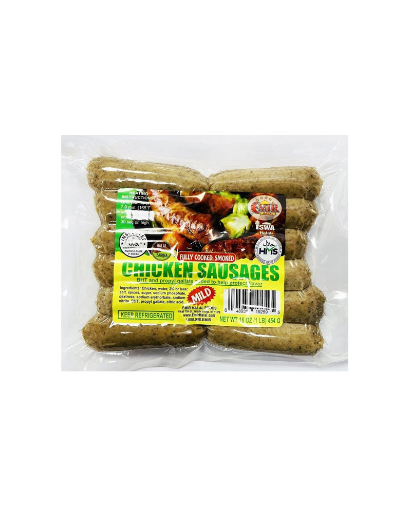 Emir - (Pre-Pk) Halal-Sausage (Grill) Chicken Mild 1lb