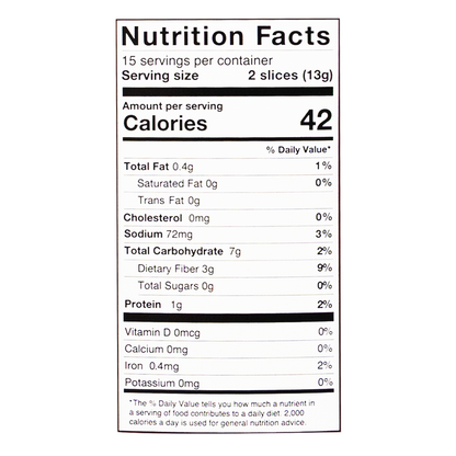 Toasted Bread with Chia Seeds, and Sea Salt – Box – 6.88 oz (195 gr)
