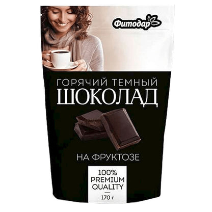 Напиток «Горячий шоколад с фруктозой» быстрого приготовления – темный – 6,0 унций (170 г)