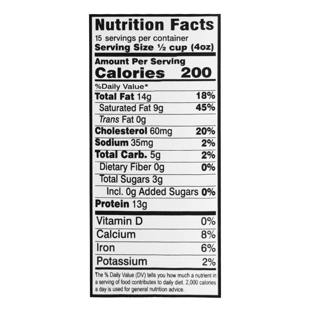 Farmer Cheese Amish – 3.75 lb (1.7kg)