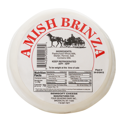 Brinza Amish –  Pre Pack – Sold by Piece