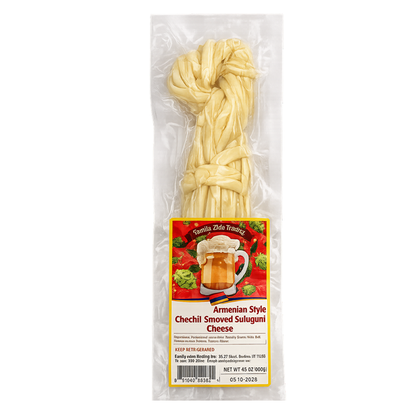 Smoked Suluguni Cheese – Chechil, Armenian Style – 3.53 oz (100 gr)