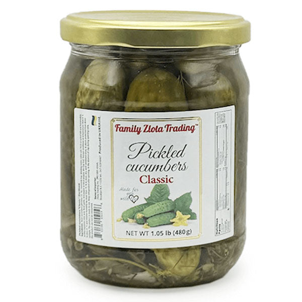 Pickled Cucumbers Classic – 16.93 oz (480gr)