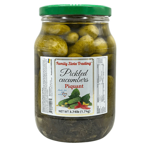 Pickled Cucumbers Piquant – 3.75 lb (1.7kg)