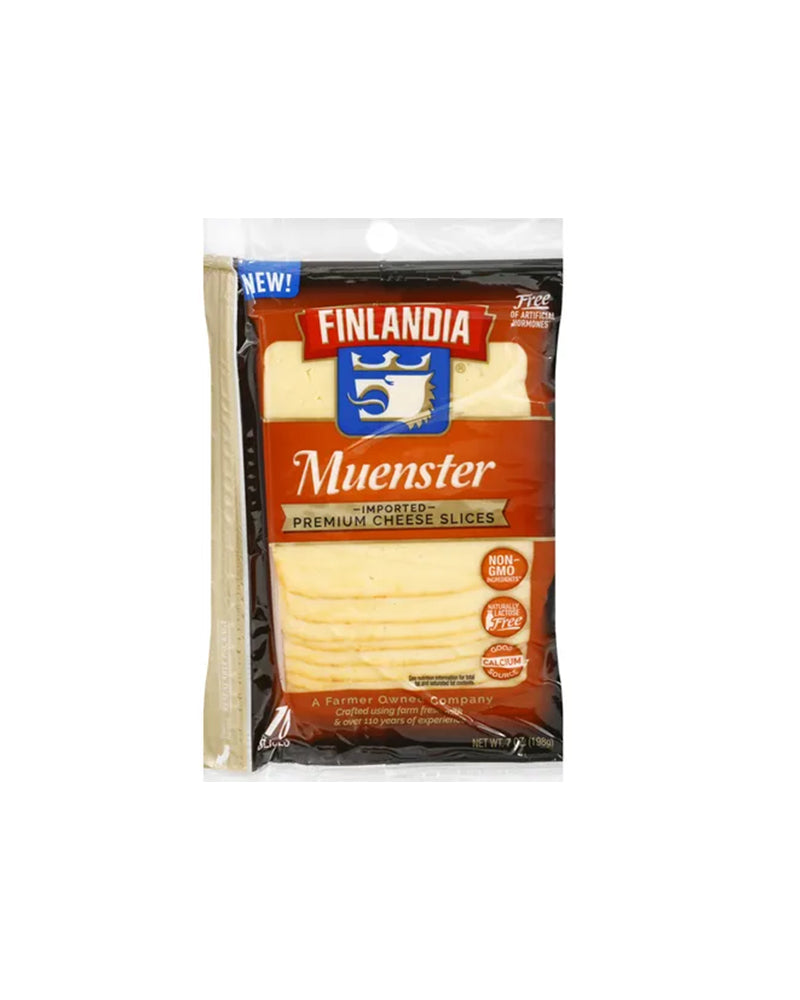 Finlandia – Cheese Sliced Muenster 198gr