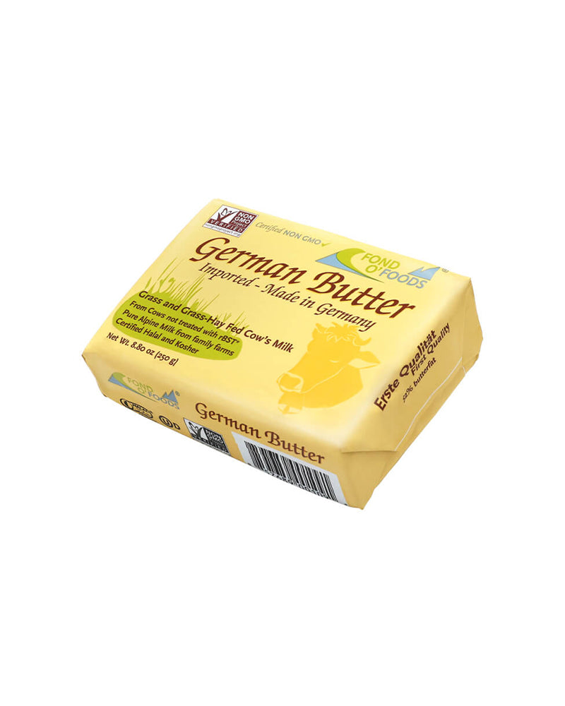 Fond O'Foods - Butter German Kosher (Unsalted) 250gr