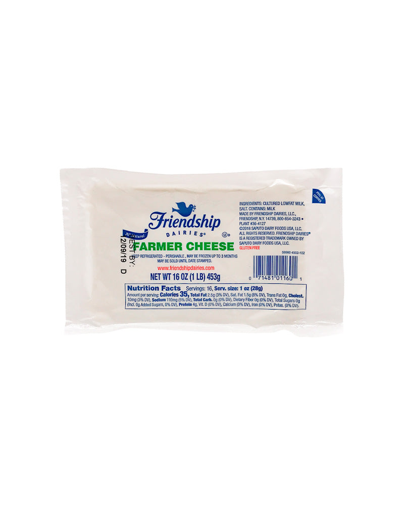 Friendship - Farmer Cheese Friendship 16oz