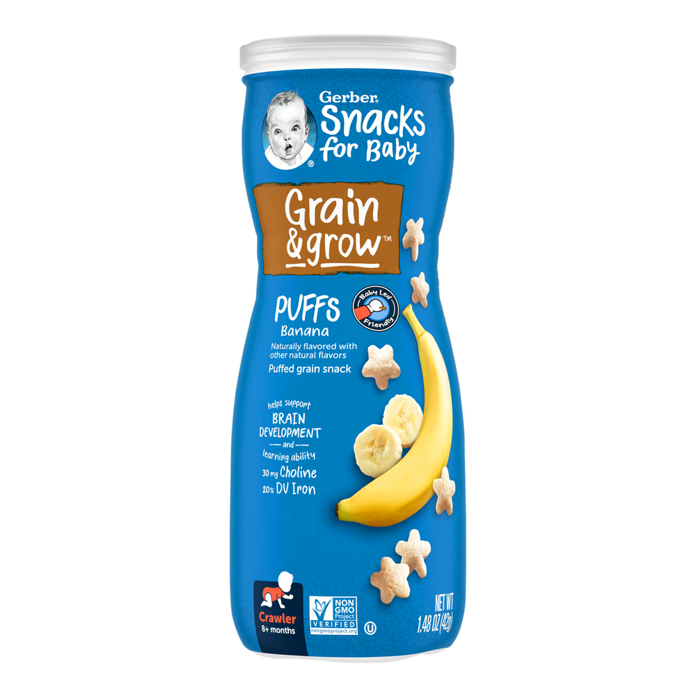 Baby Snack Puffs Banana – 1.48 oz (42 gr)