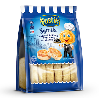 Syrniiki Cheese with Raisin – 1 lb (454gr)