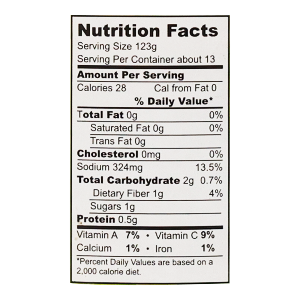 Зелені помідори в розсолі – 1.8 qt – 57.48 fl oz (1.7 л)