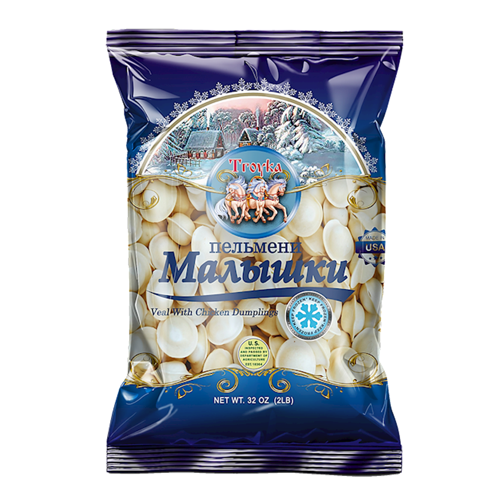 Dumplings Malishki-Veal with Ckicken – 2lb (907gr)