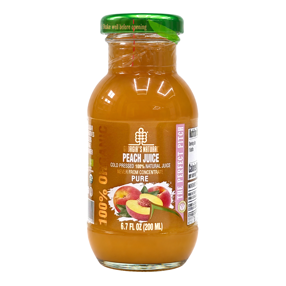Organic Pure Peach Juice – 6.76 fl oz (200 ml)