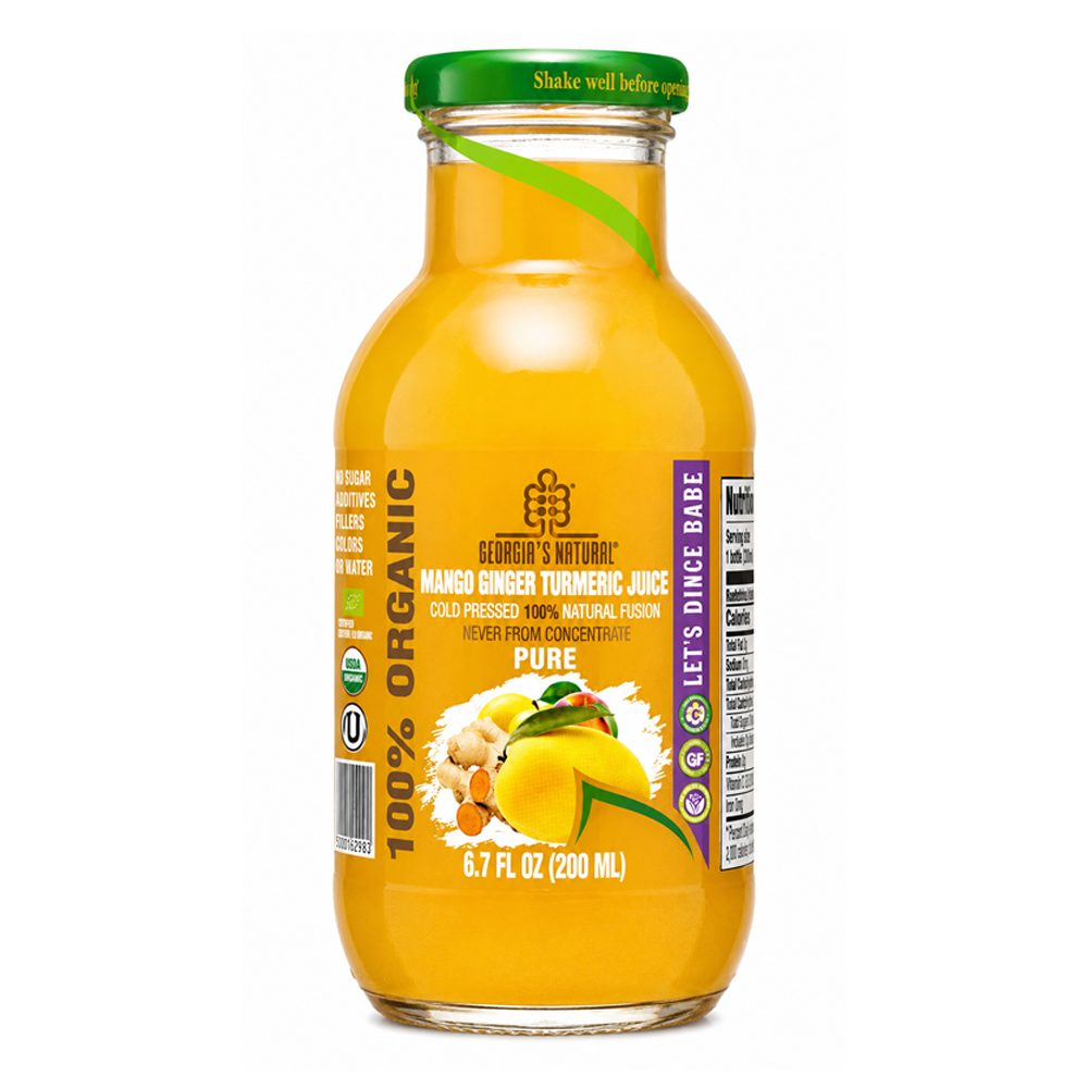 Organic Mango, Ginger & Turmeric Juice – 6.76 fl oz (200 ml)