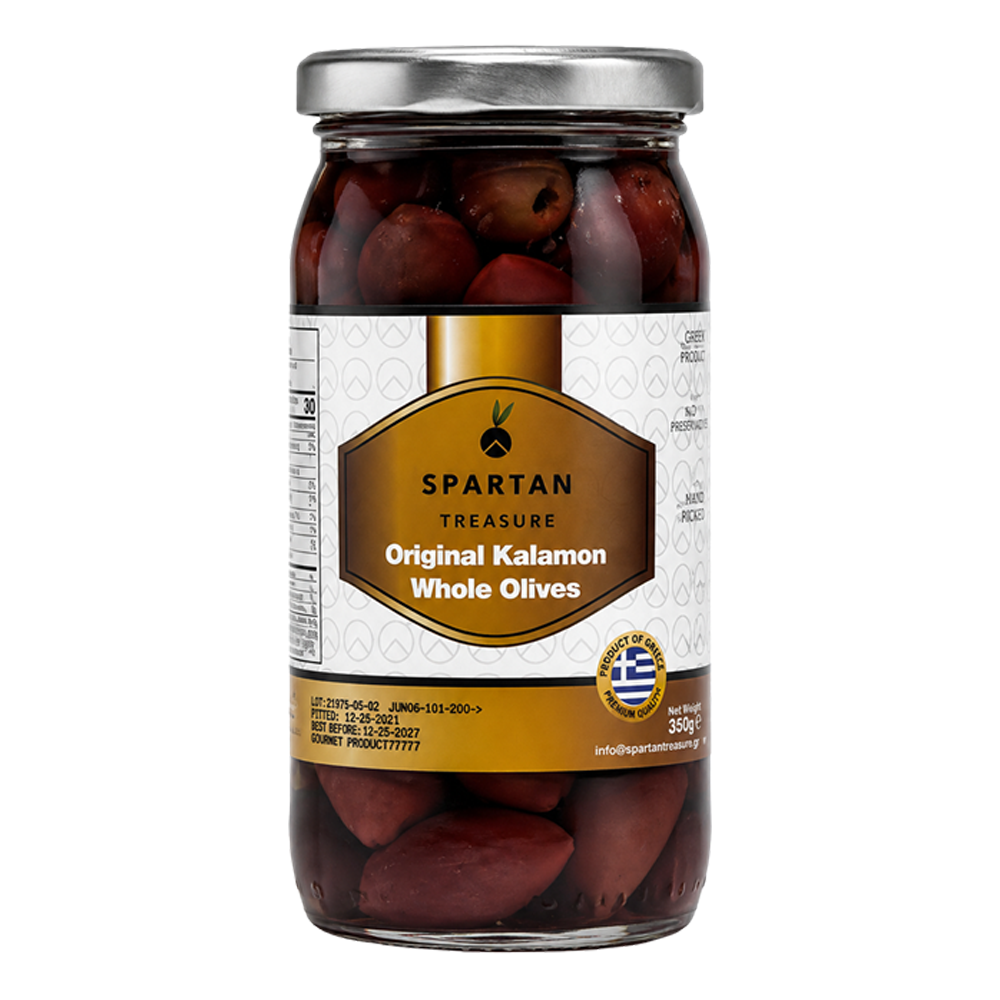 Kalamata Olives – Jumbo, Whole – 7.05 oz (200 gr)