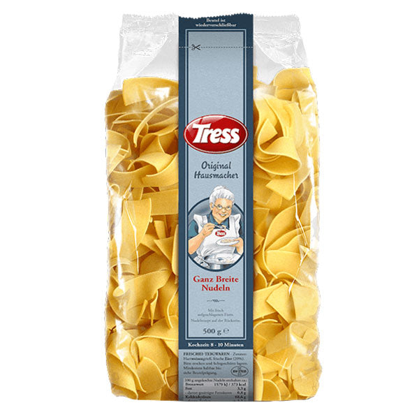 Тресс Яичная лапша Hausemacher Ganz Breite – 17,64 унции (500 г)