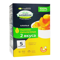 Хлопья из проса и кукурузы с яблоком и тыквой (5 x 40 г) – 200 г (7,05 унции)