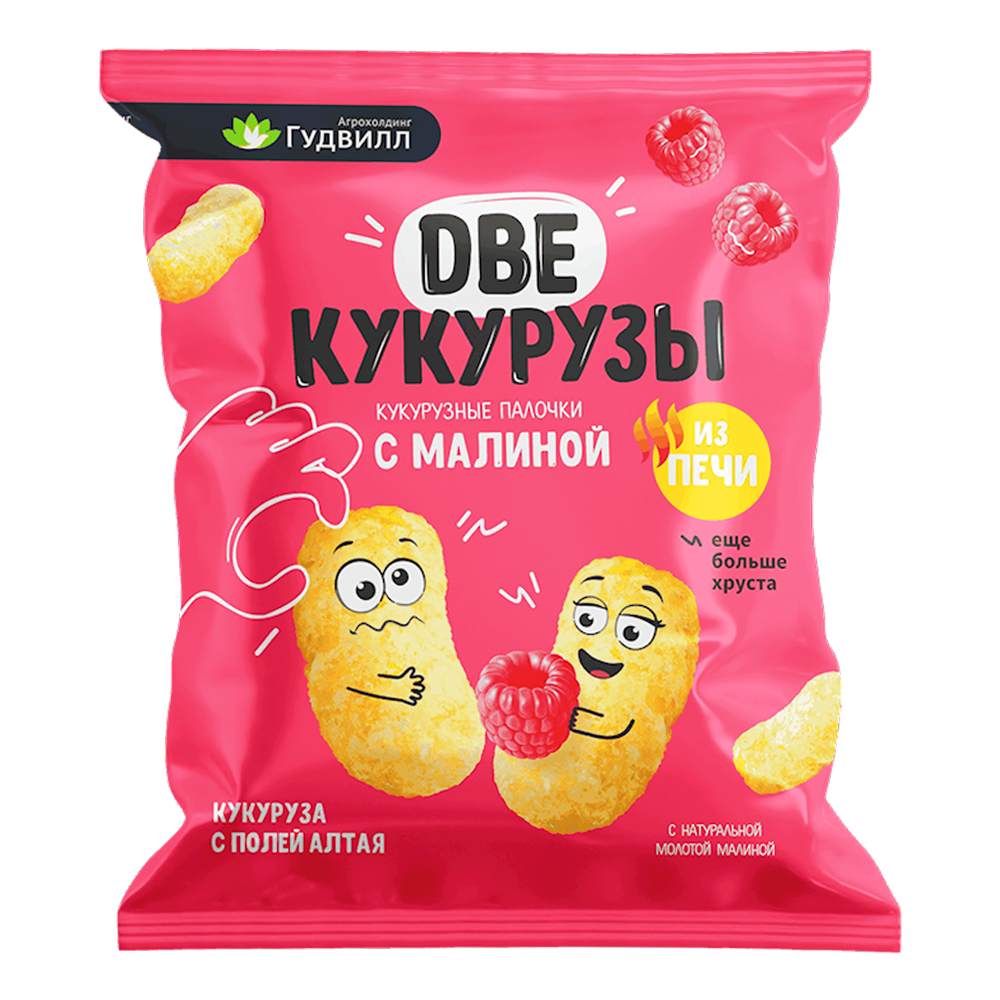 Sweet CORN STICKS with Raspberry – 70 gr (2.47 oz)