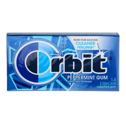 Gum Orbit Peppermint – 14 st – 1.32 oz (37 gr)