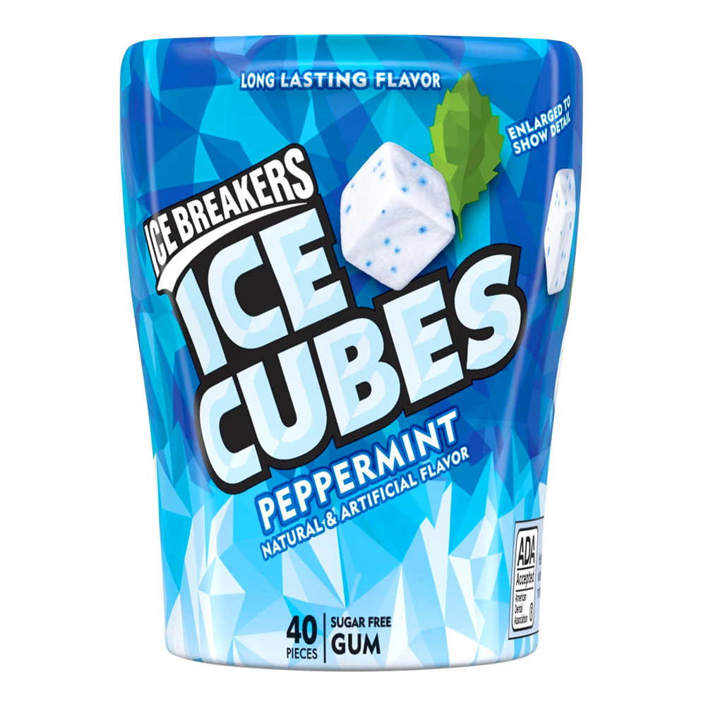 Gum Ice Cubes Peppermint – 40 ct