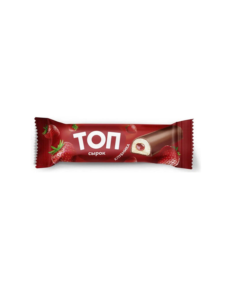 Top - Glazed Cheesebar Strawberry 40gr