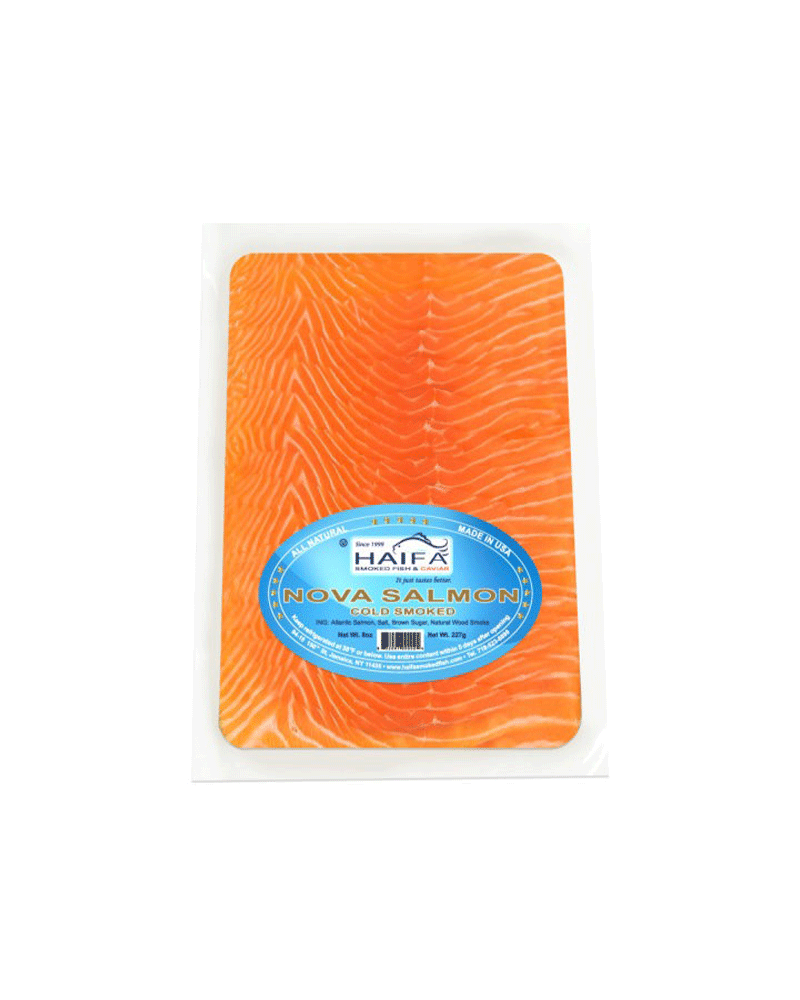 Haifa - Sliced Nova Salmon Cold Smoked 8oz