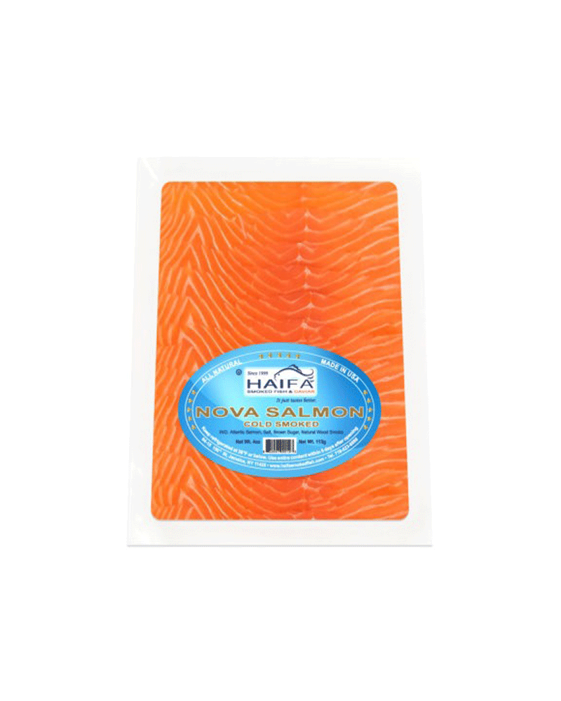 Haifa - Sliced Nova Salmon Cold Smoked 4oz