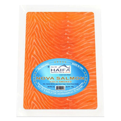 Cold Smoked Sliced Nova Salmon – 3.99 oz (113gr)