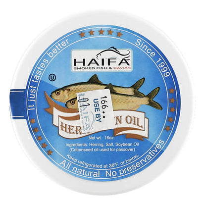Herring Fillet in Oil –  Glass – 15.98 oz (453gr)
