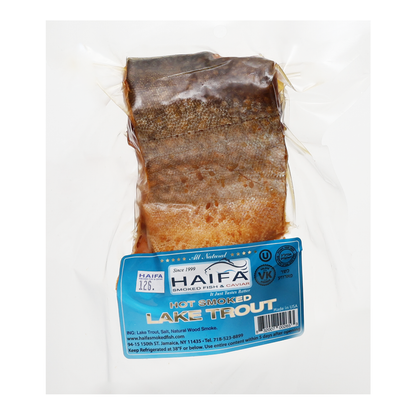 Hot Smoked Lake Trout –  Chunk –  Vacuum Pack –  Sold by Weight
