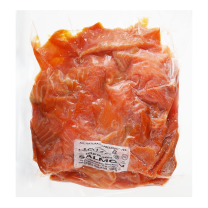 Cold Smoked Salmon Bits (Gray)  – 5 lb