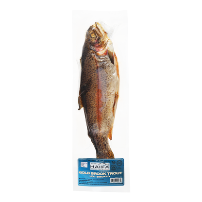 Hot Smoked Gold Brook Trout –  Vacuum Pack –  Sold by Weight