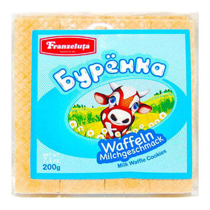 Вафли Бурёнка с молоком – 7,05 унций (200 г)