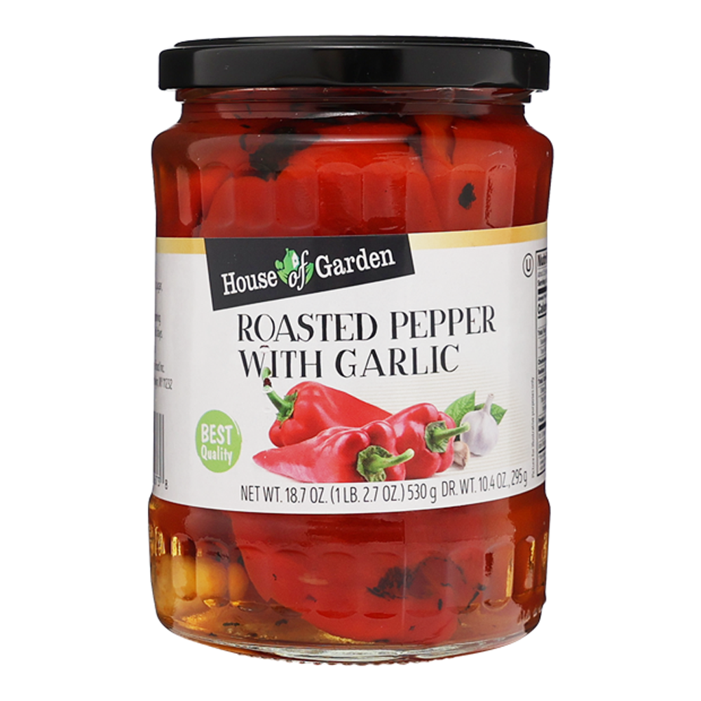 Marinated Roasted Red Pepper with Garlic – 19.05 oz (540gr)